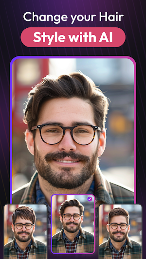 AI Hair Changer, Stylish Color Screenshot 2