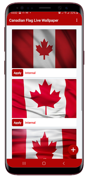 Canada Flag Live Wallpaper Screenshot 0