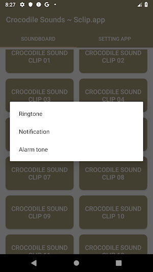 Crocodile Sound Collections ~ Sclip.app Screenshot 3