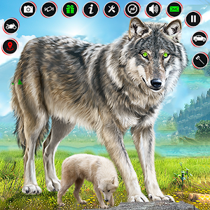 Wolf Simulator 3d Animal Games Screenshot 0