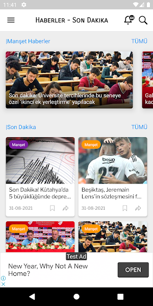 Haberler - Son Dakika Türkiye Screenshot 0