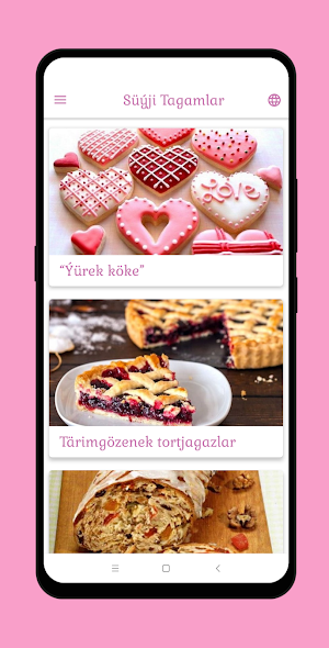 Сладкие Рецепты - Süýji Tagamlar Screenshot 1