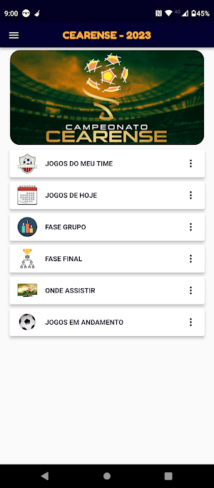 Campeonato Cearense de Futebol Screenshot 1