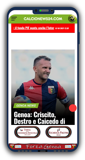 Il Giornale del Genoa - News Screenshot 3