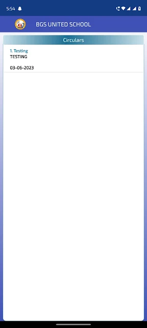 BGS UNITED SCHOOL Screenshot 2