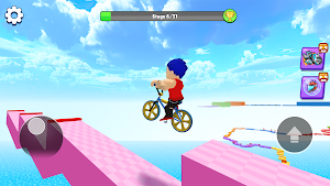 Bike Jump Master: Obby Game Screenshot 1