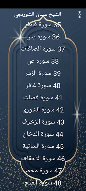 غسان الشوربجي قرآن بدون نت Screenshot 1