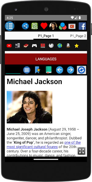 Michael Jackson - Biography Screenshot 1