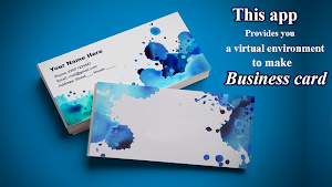 Business Card Maker Visiting Card Maker Photo Logo Screenshot 3