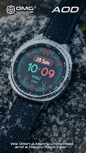 Christmas Wreath - Watch Face Screenshot 1