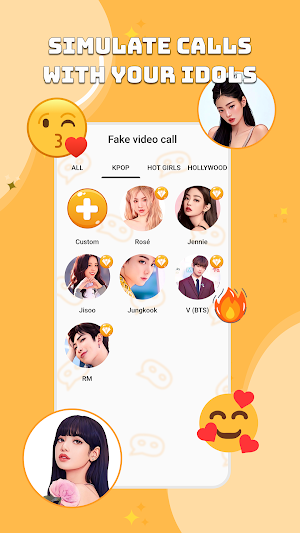 Idol Prank Video Chat & Call Screenshot 0