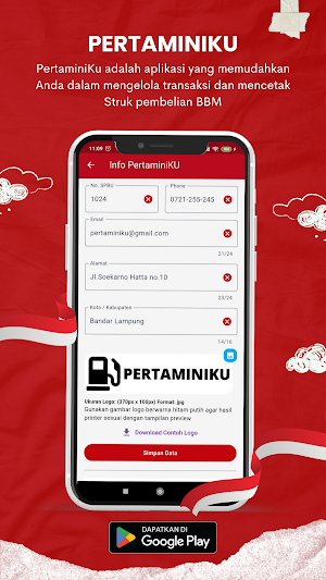 Pertaminiku - Cetak Struk Screenshot 1