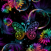Rainbow Butterfly - Wallpaper