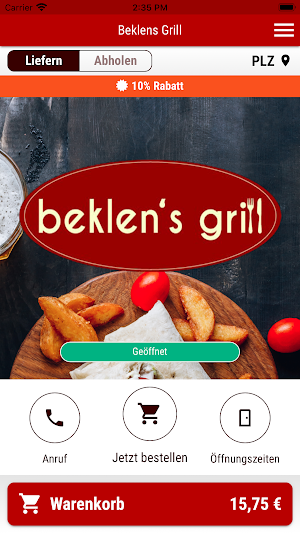 Beklens Grill Screenshot 0