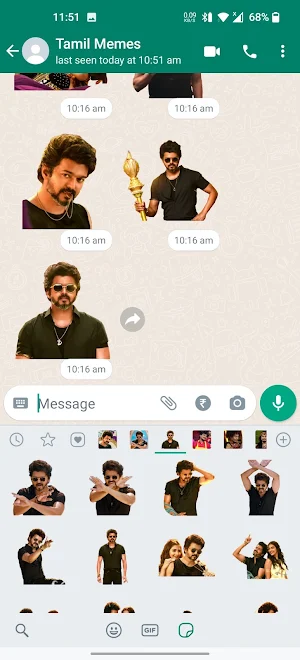 Vijay's Beast Stickers Screenshot 3