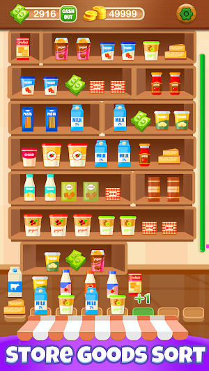 Store Goods Sort 3D Screenshot 1