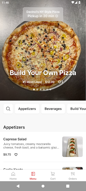 Davinci's NY Style Pizza Screenshot 1