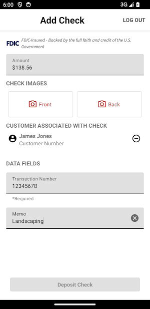 BankNorth Remote Deposit Screenshot 2