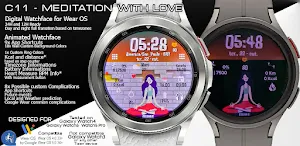 C11 - Meditation love Digital Screenshot 1