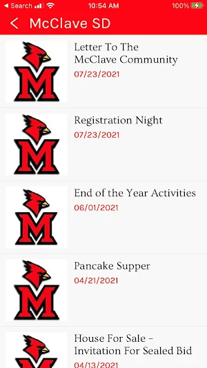 McClave School District Screenshot 1