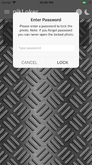 PikLoker - Protect Your Photos Screenshot 1