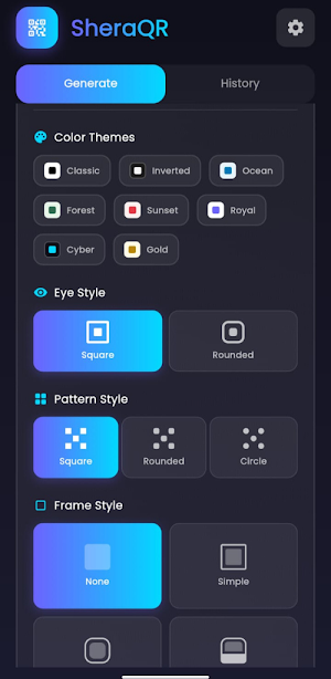 SheraQR –Lifetime QR Generator Screenshot 2
