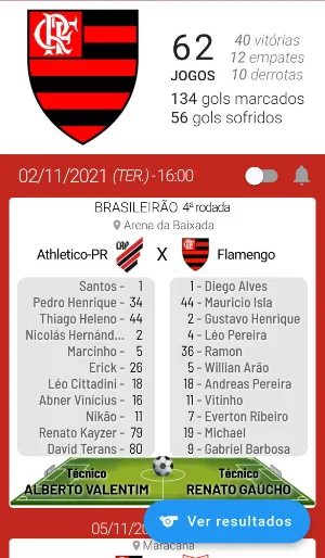 Agenda do Mengão Screenshot 1