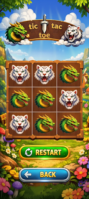 Dragon & Tiger – Tic Tac Toe Screenshot 2