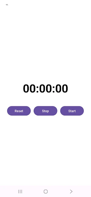 Stopwatch Screenshot 2