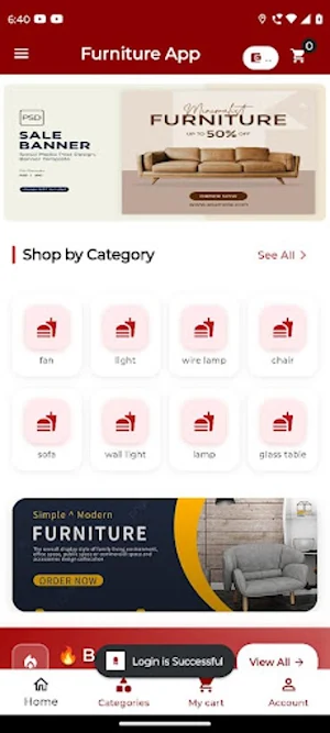 Furniture App Screenshot 2