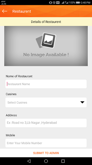 FsPartner - Restaurant App Screenshot 3