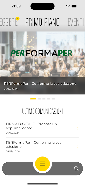 ONE Sistema Camerale Screenshot 1