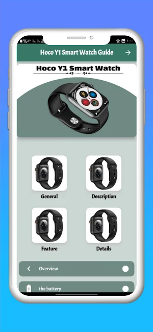 Hoco Y1 Smart Watch Guide Screenshot 1