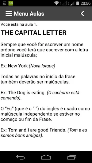 Gramática em Inglês Grátis Screenshot 0