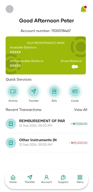 ISUA MFB Mobile App Screenshot 3