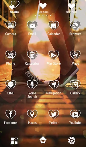 Setting Sun Theme +HOME Screenshot 2