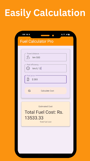 Fuel Cost Calculator Screenshot 1