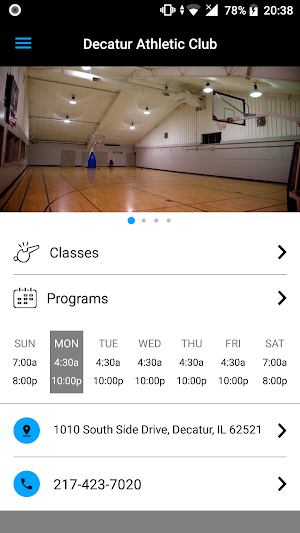 Decatur Athletic Club Screenshot 0