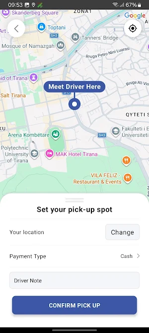 Pati taxi Tirana Screenshot 0