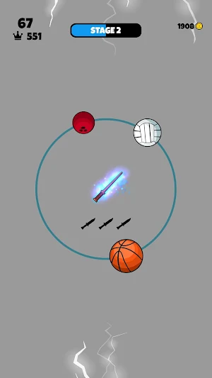 Knife vs Balls Screenshot 1