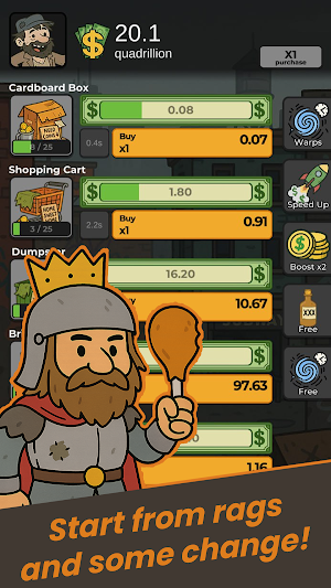 Trash Tycoon: Idle Trampire Screenshot 0