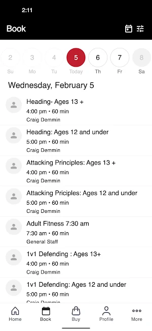 Craig Demmin Soccer Screenshot 1
