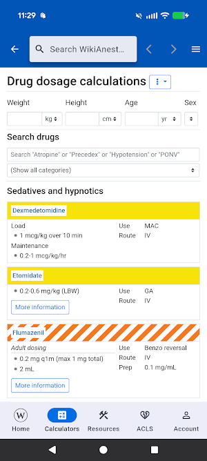 WikiAnesthesia Screenshot 3