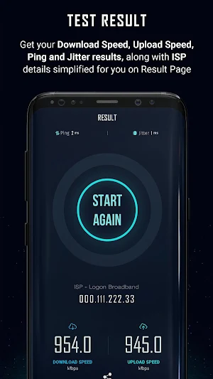 Internet Speed Test - Fiber Test Screenshot 2