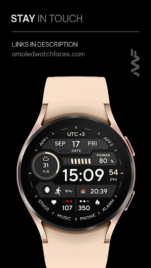 Awf TACT ONE - watch face Screenshot 2