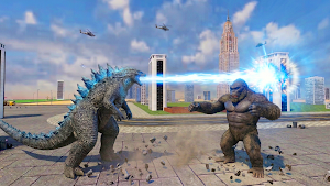 Kaiju vs Gorilla Rampage Game Screenshot 0