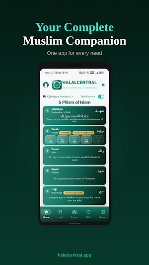 HalalCentral - Prayer Quran Screenshot 0
