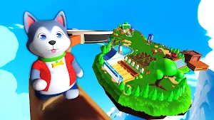 Parkour Up: Husky Go Go Screenshot 2