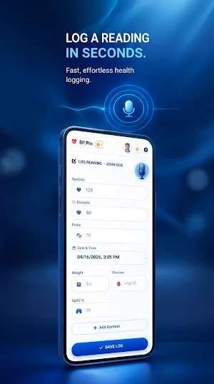 BP Tracker: Blood Pressure Log Screenshot 2