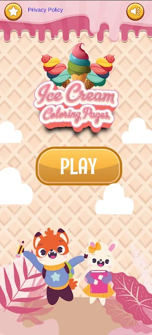 Ice Cream Coloring Pages Screenshot 0